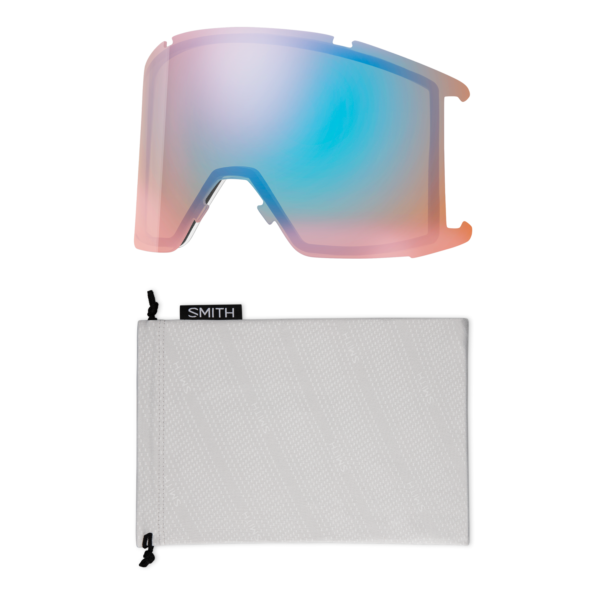 Squad XL Low Bridge Fit, Coyote Pow Hunter + ChromaPop™ Sun Black Gold Mirror Lens, hi-res